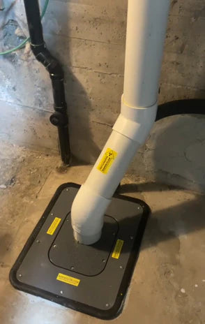 THE LID™ Backwater Basin Cover — Radon & Soil Gas Seal by Radon Home Defence