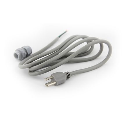 RadonAway 8-foot power cord with bushing 27004 — replacement radon fan power cord for Canadian residential and commercial installs