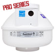 RadonAway RP140 Pro Series Energy Star radon fan 28460 front view — certified low-power radon mitigation fan for Canadian homes