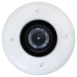 RadonAway RP145 Pro Series fan bottom outlet — 4-inch radon exhaust port connection
