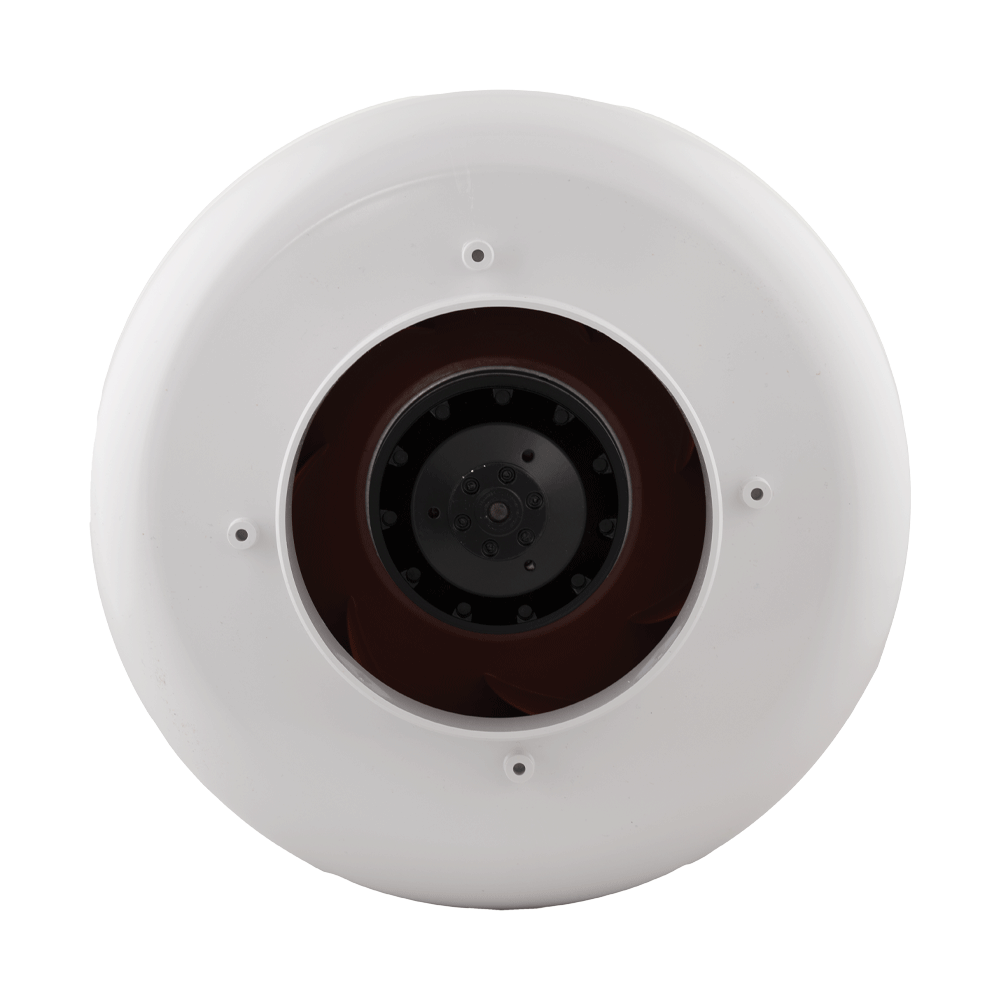 RadonAway RP265 Pro Series fan bottom outlet — radon exhaust connection for Canadian residential and commercial installs