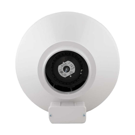 RadonAway GX5A Pro Series fan top inlet port — 4-inch radon pipe connection for sub-slab depressurization