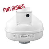 RadonAway GX5 Pro Series radon fan 28586 front view — highest-suction 3-inch radon mitigation fan for tight soils in Canada