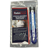 RadonAway Easy Read U-Tube Manometer - 0-4.5" Blue