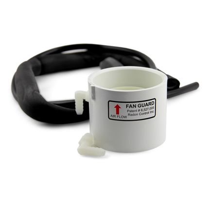 Fan Guard & Condensate Bypass Kit — 4" Schedule 40 PVC