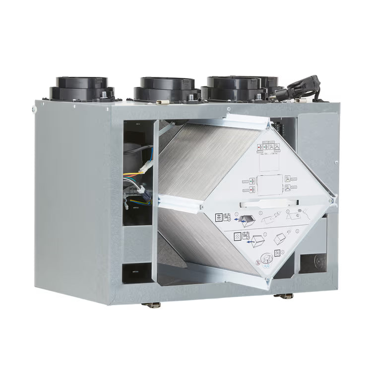 Fantech FLEX 100H ES HRV — Compact 104 CFM Heat Recovery Ventilator