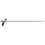 Pro long-barrel spray foam applicator gun, 1 m (39 in) — all-metal body for radon sealing and crawl-space air-sealing