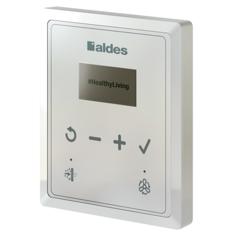 Aldes 699850 InspirAIR TOP wall control — replacement control panel for InspirAIR TOP 450 Premium ERV