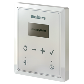 Aldes 699674 InspirAIR TOP CO2 wall control — occupancy-responsive ventilation control for InspirAIR TOP 450 Premium ERV