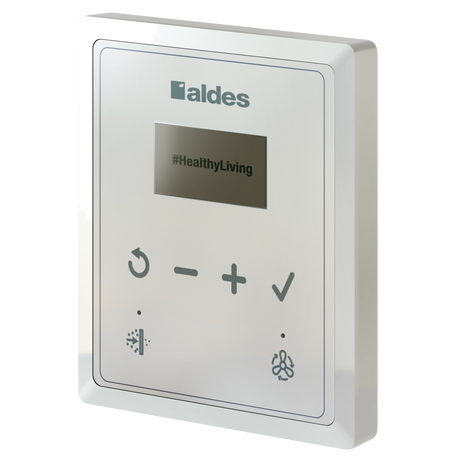 Aldes 699674 InspirAIR TOP CO2 wall control — occupancy-responsive ventilation control for InspirAIR TOP 450 Premium ERV