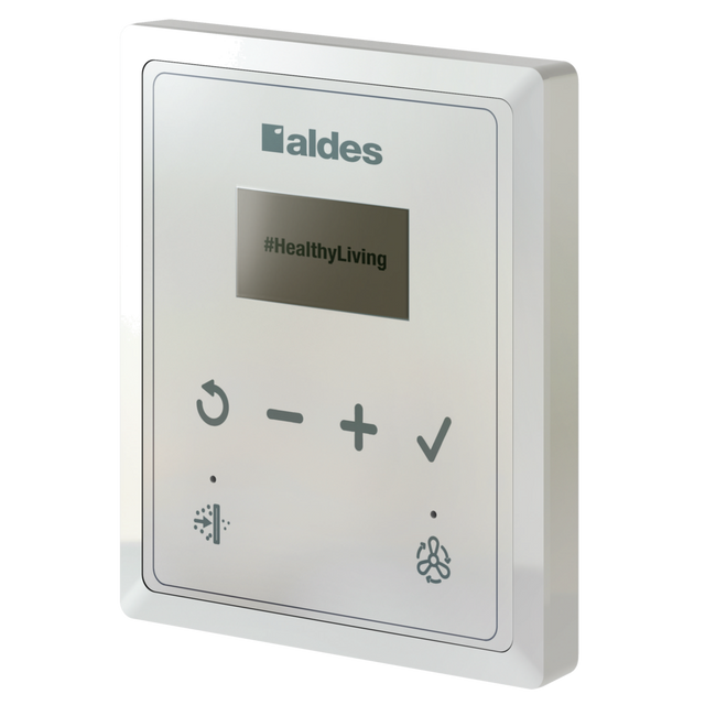 Aldes 699674 InspirAIR TOP CO2 wall control — occupancy-responsive ventilation control for InspirAIR TOP 450 Premium ERV