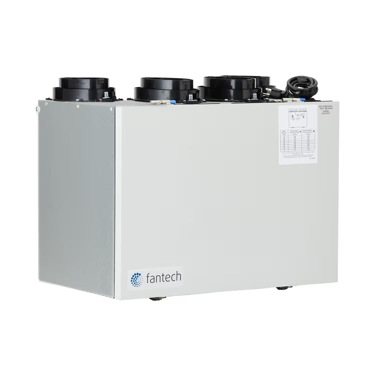 Fantech FLEX 100H ES HRV — Compact 104 CFM Heat Recovery Ventilator