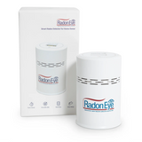 RadonEye RD200 radon monitor with original packaging — precision radon detector meeting Health Canada 200 Bq/m³ guidelines