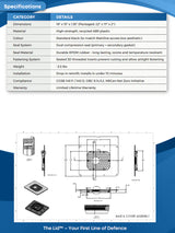 THE LID™ Backwater Basin Cover — Radon & Soil Gas Seal by Radon Home Defence