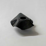 Dranjer FR2 floor drain seal standing upright, showing the brass valve and rubber flange