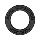 Jackel E150H rubber pipe hub for 1-1/2-inch pipe, moulded flexible PVC basin seal marked lubricate to install