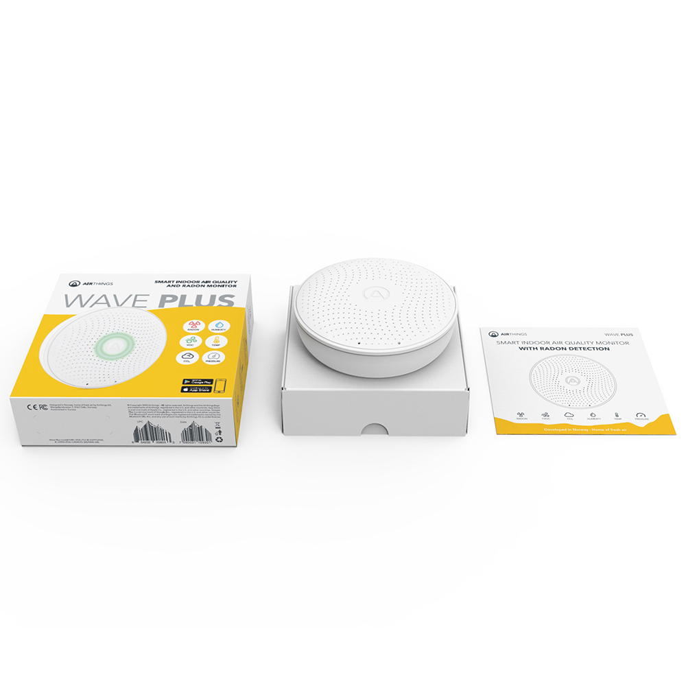 Air Things Radon Module Airthings Wave Radon Smart Monitor | Radon Depot